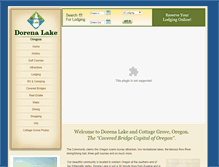 Tablet Screenshot of dorenalake.com